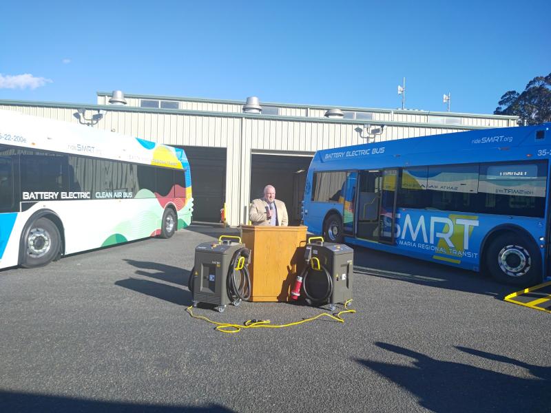 Mike Birch, Region VP at SMRT unveiling