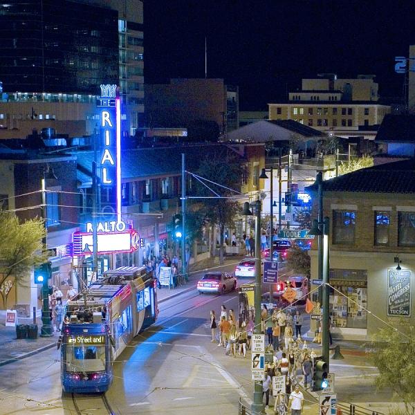Sun Link at night