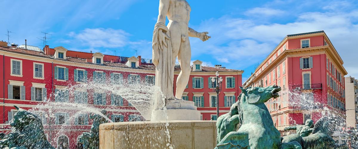 Extrapolitan Nice, France bus in Sightseeing
