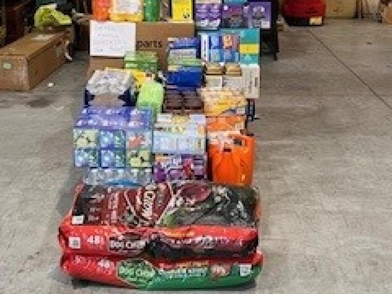 Donations from across the US